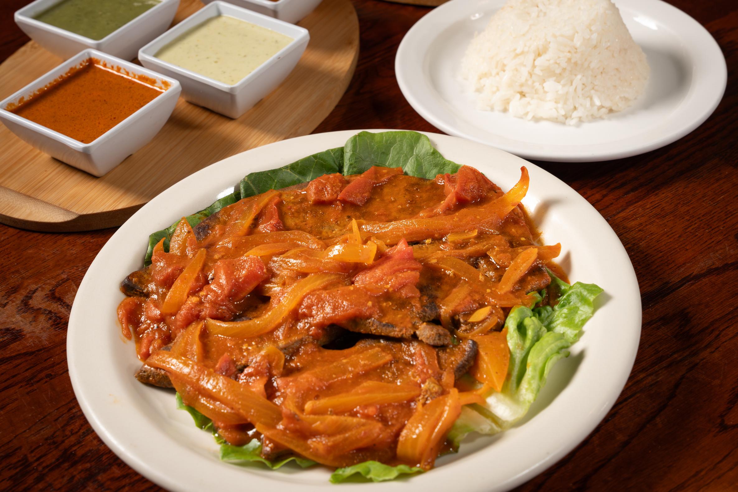 Higado en Bistec
