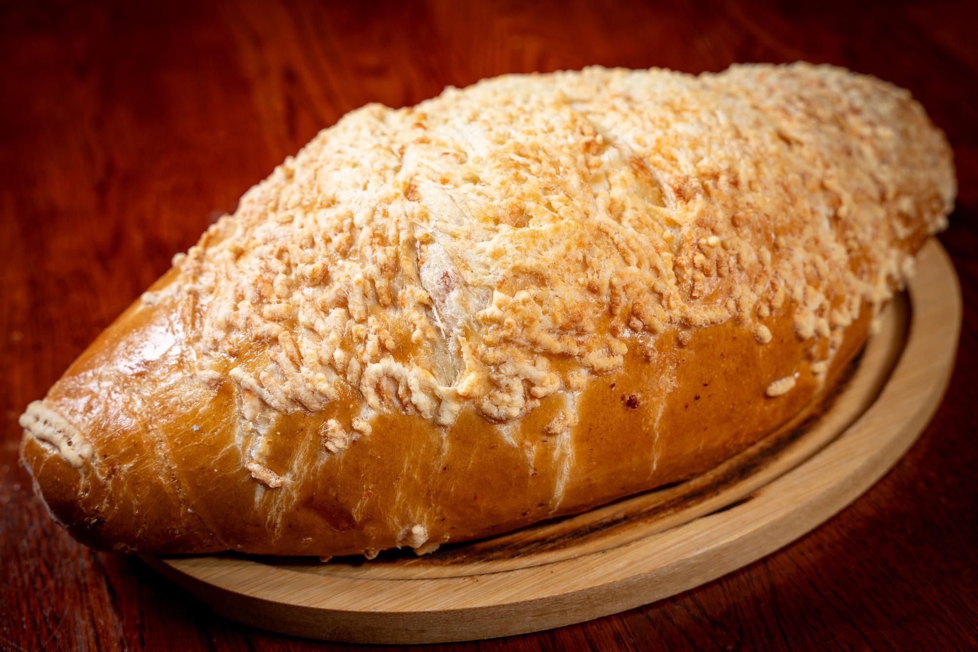 Pan aliñado con Queso
